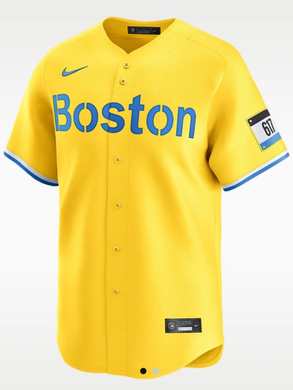 Nike Boston Red Sox City Connect Limited Stitched 617 Jersey-Men’s Medium